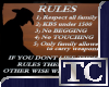~TC~ rules sign western 