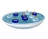 Blue Floating Candles
