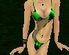 Green Fiery Swimsuit