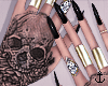 ⚓Ink Hell Nails /Gold
