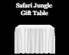 Safari Jungle Gift Table