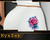 ! ROSE WHITE LEGGINGS