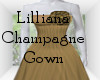 Lilliana Champagne Gown