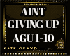 KG~ AINT GIVING UP ON U