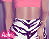 ~A: Zebra Skirt XXL