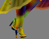 Vivid Butterly Boots