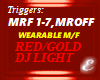 RED GOLD DJ LIGHT