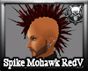 *M3M* Spike Mohawk Red V