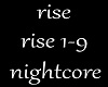 llQPll Nightcore - Rise