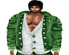Green Denim Jacket+Swtr