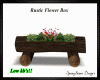 Rustic Log Flowerbox