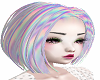 Mix Pink Blue Doll hair