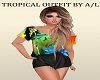 A/L  TROPICAL TOP OUTFIT