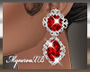 Ainee Red Earrings