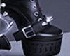 Black Spike Goth Boots