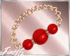 Gold Red Bracelets