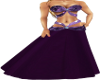 {S} Royal Purple Gown