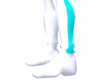 White/Blue Boots