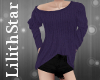Purple Sweater Shorts v2