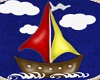 sail boat  crib