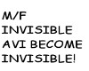 *N* INVISIBLE AVATAR M/F