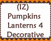 Pumpkins Lanterns Decor