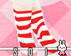 !S_red,whit Stockings <3