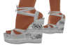 Gray jeans shoes+printUA