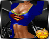 XXL Supergirl Outfit Blu