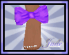 Purple Ankle Bows :J: