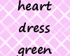 [PT] heart dress green