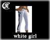 [R] White jeans girl