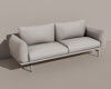 Beige Leather Sofa