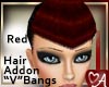 .a Hair Add V Bangs RED