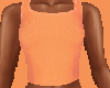 Orange Cotton Tank
