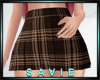 SAV Plaid Mini Skirt