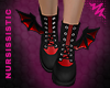 +N+ Batty Boots Red