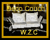Silver White Deco Couch