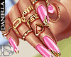 D| Nails+Rings Pink