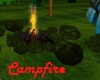 green camp fire