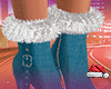 🎄Denim Santa Boots