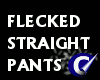 Flecked Stud Pants Black