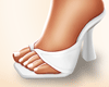 Lyra Sandals White