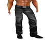 S4 Black Biker Jeans