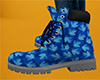 Fall Work Boots Blue (F)