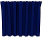 Dark Blu Curtains