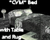 *CVM* Bed w Table Rug