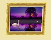Swan Painting Framed