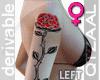[Q]SEXY Rose Arm-Tatto L