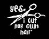 female cut hair tee